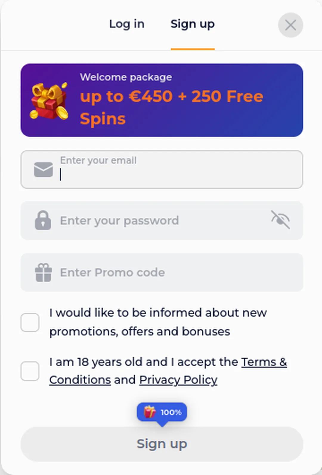 Nomaspin Casino Sign Up